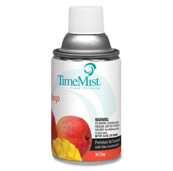 TimeMist 1042810 Metered Fragrance Dispenser Refills, Mango, 6.6oz, Aerosol (Case of 12) - 2