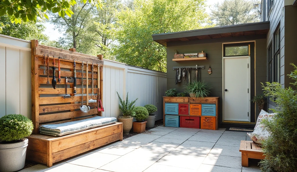 diy outdoor storage hacks