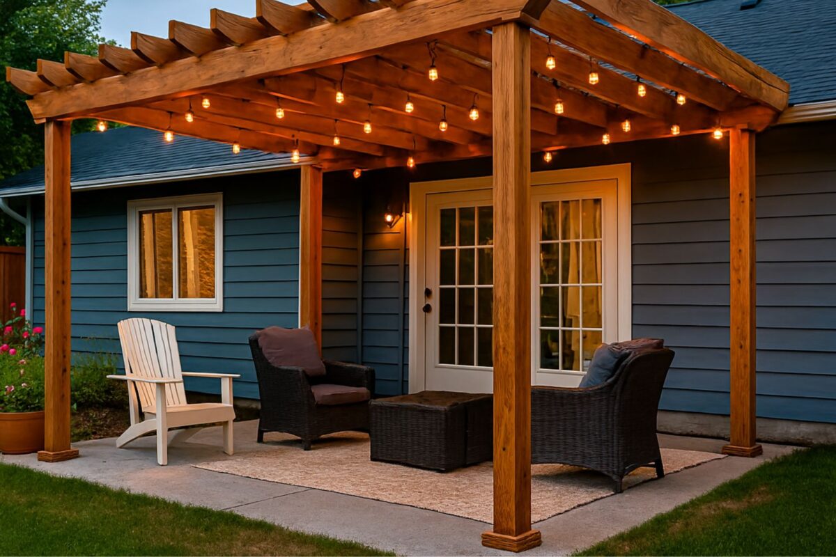 building a patio cover on existing concrete