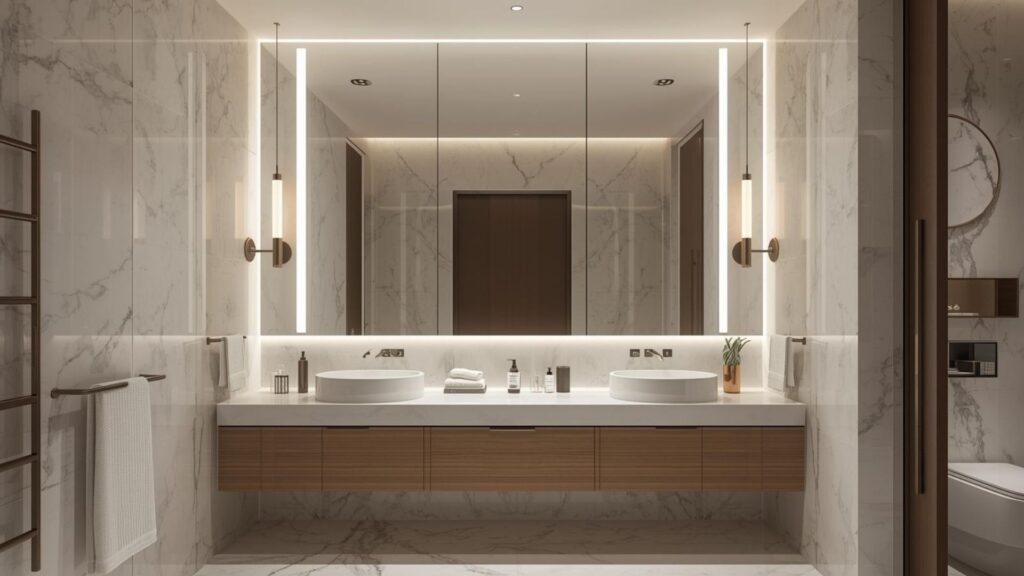 Premium bathroom mirror ideas showcasing modern, luxurious, and stylish designs that elevate bathroom interiors