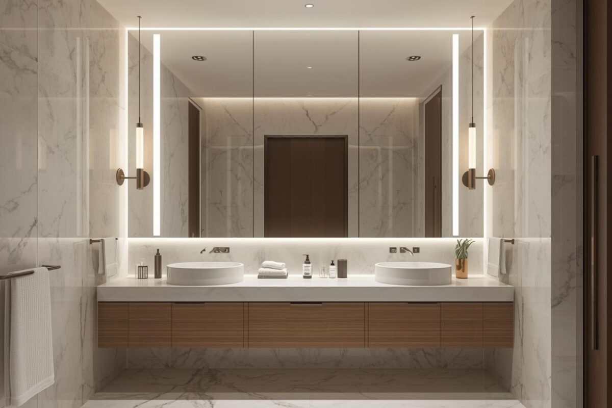 Premium bathroom mirror ideas showcasing modern, luxurious, and stylish designs that elevate bathroom interiors