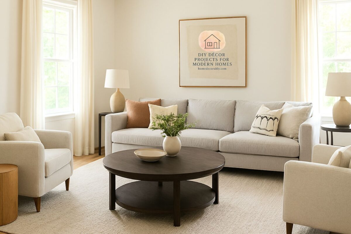 Modern living room seating layout tips with sectional sofa, accent chairs, and cozy atmosphere for stylish design.
