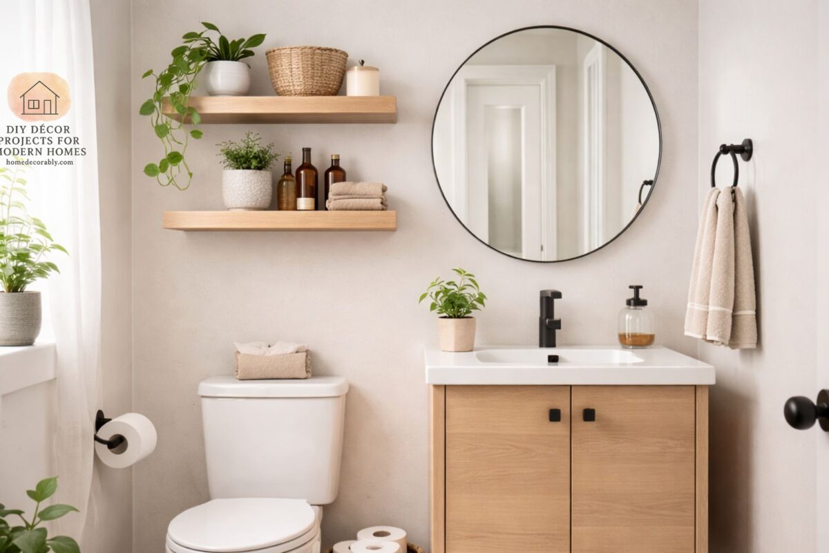 Creative home decor ideas for small bathrooms on a budget with stylish storage and affordable design solutions