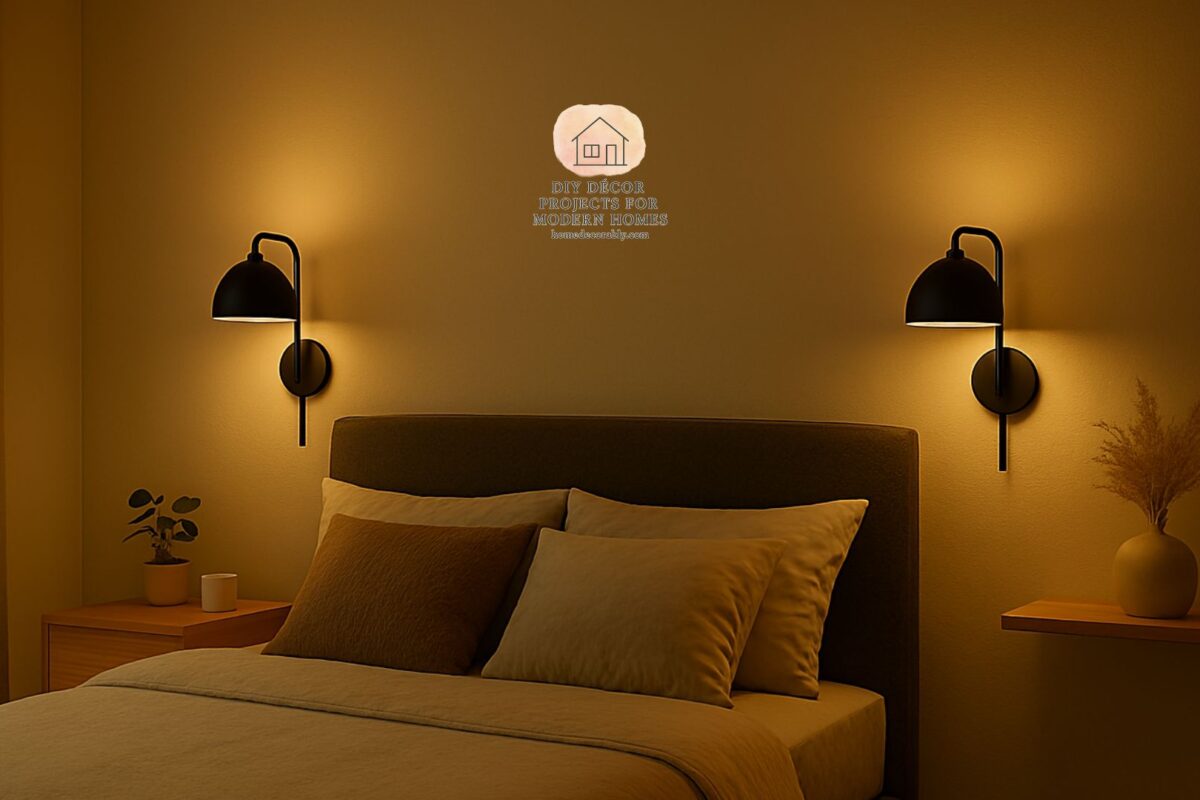 Modern wall lighting ideas for small bedroom with cozy ambiance and space-saving design